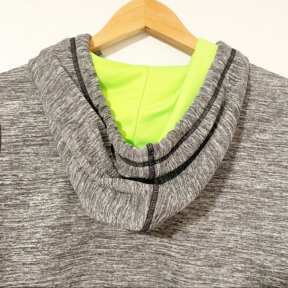 UNDER ARMOUR Women’s Grey Gray Hoodie Coldgear Logo Sweatshirt 1284453 001 Small - Picture 5 of 7